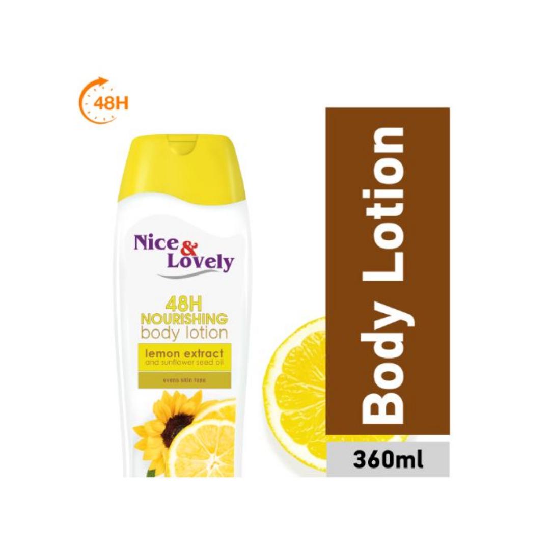 Nice & Lovely Lemon Extract Lotion – 360ml