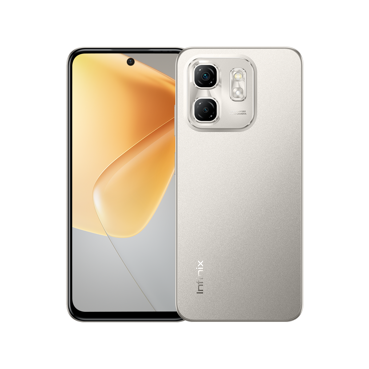 Infinix hot 50i 128GB + 12(6+6)GB 6.7" Screen 5000Mah Battery Capacity with 18W Type-C Charging 48MP Camera Fingerprint Lock Smart Phone