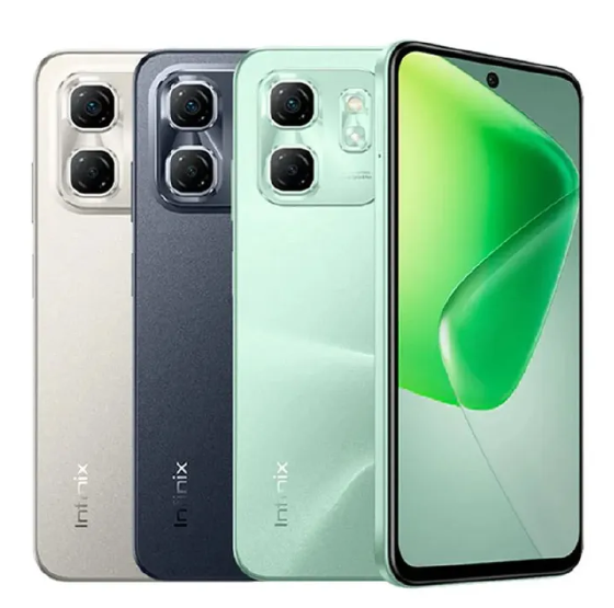 Infinix hot 50i 128GB + 12(6+6)GB 6.7" Screen 5000Mah Battery Capacity with 18W Type-C Charging 48MP Camera Fingerprint Lock Smart Phone