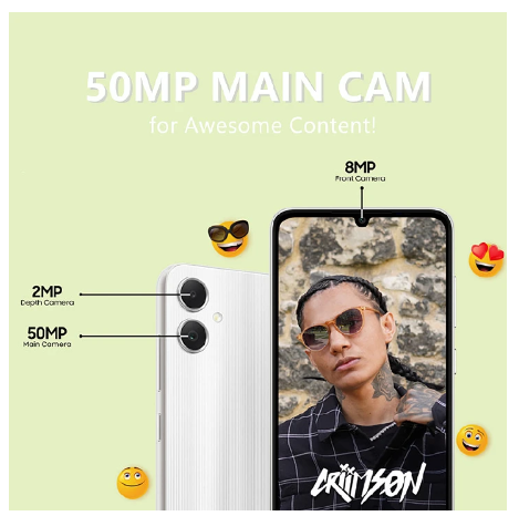 New Arrival Brand New Samsung Galaxy A05 64GB+4GB 50MP Camera 6.7" Android 13 MTK Helio G85 (12nm) 5000mAh 25W Type-C Charge Smart Phones phone