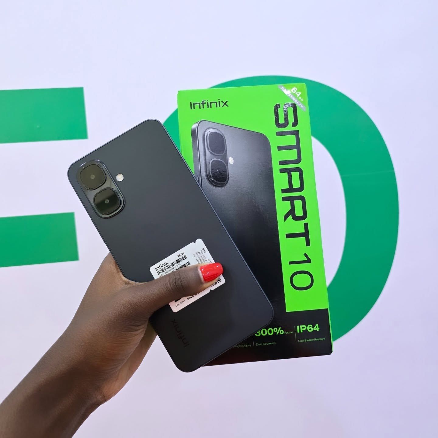 [New arrival] Infinix SMART 10 128GB + 8(4+4)GB 6.67" Display Brand New Phone Dual SIM 4G Network 5000mAh Battery With Type-C Charging 8MP Dual Camera Fingerprint Lock Android 15 Smart Phones