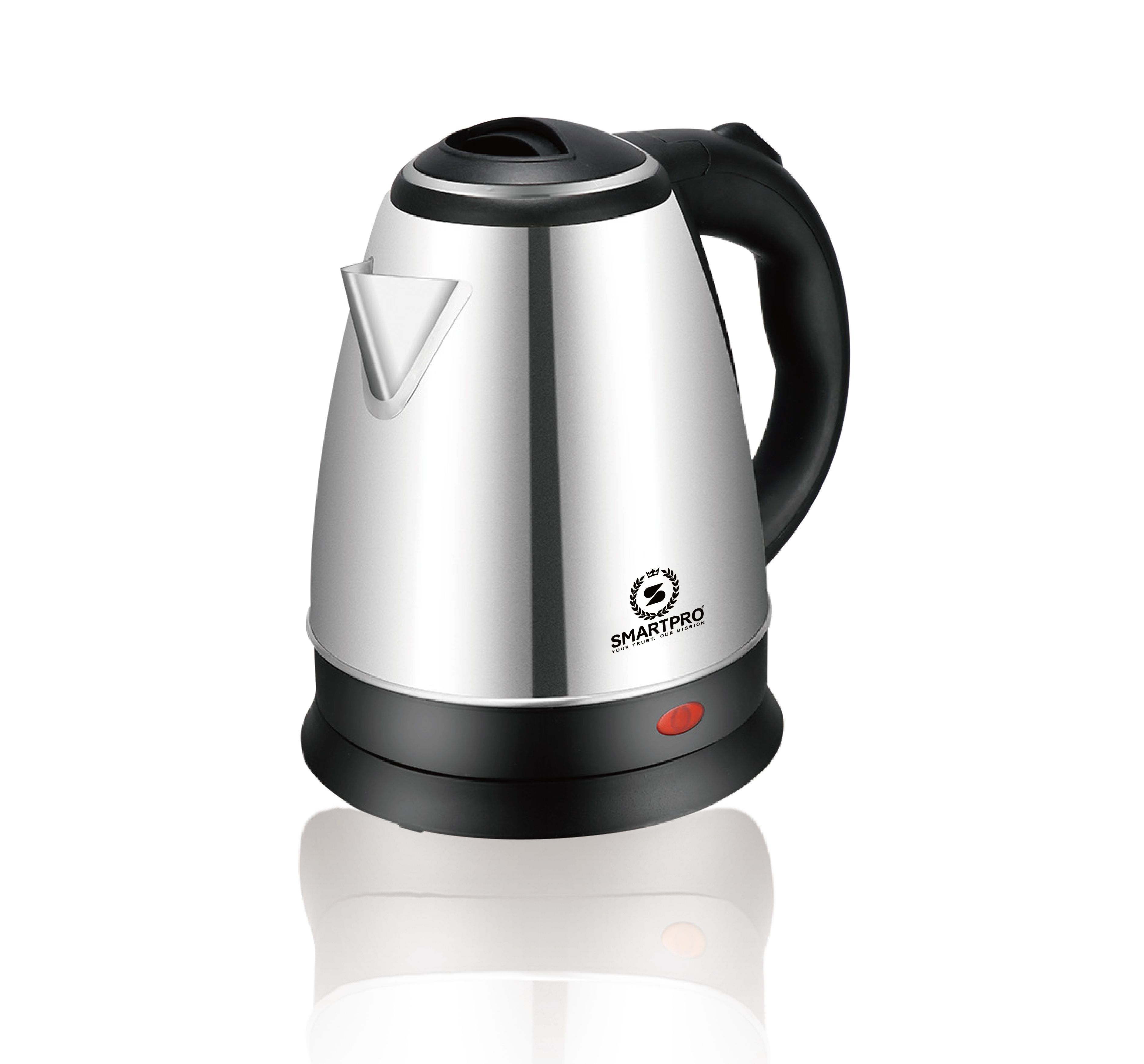 Smart Pro 2L Energy Efficient Electric Water Kettle Heater Jug Cordless Stainless Steel