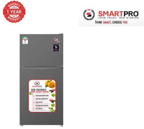 SmartPro 118L Double Door Refrigerator Top Mount 118 Litres Defrost Fridge SFR-150-DT-I  RFR-150-DT-I