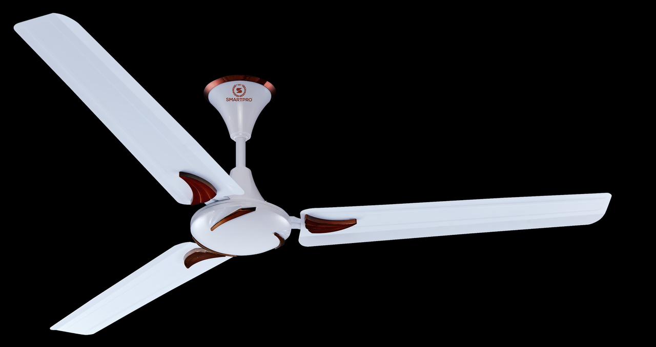 SMARTPRO Ceiling Fan 48 Inch and 56 Inch with 4 Blades Double Bearing 100% Copper Wire High Performance 1 Year Warranty