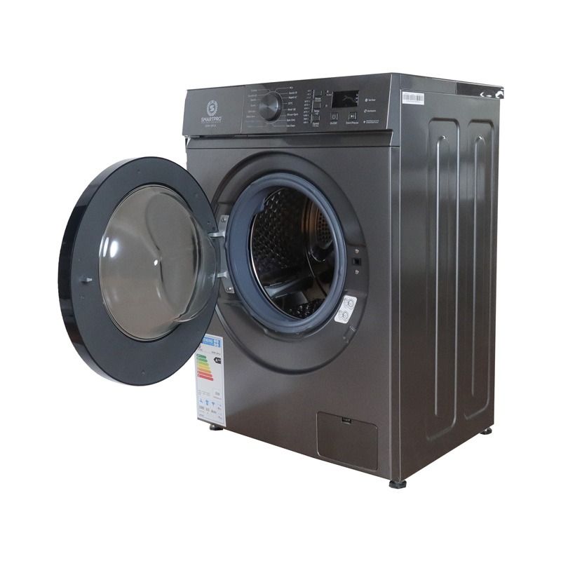 SMARTPRO 10Kg Front Load Full Automatic Digital Control Washing Machine SWM-10FL  1200 RPM 1 Year Warranty