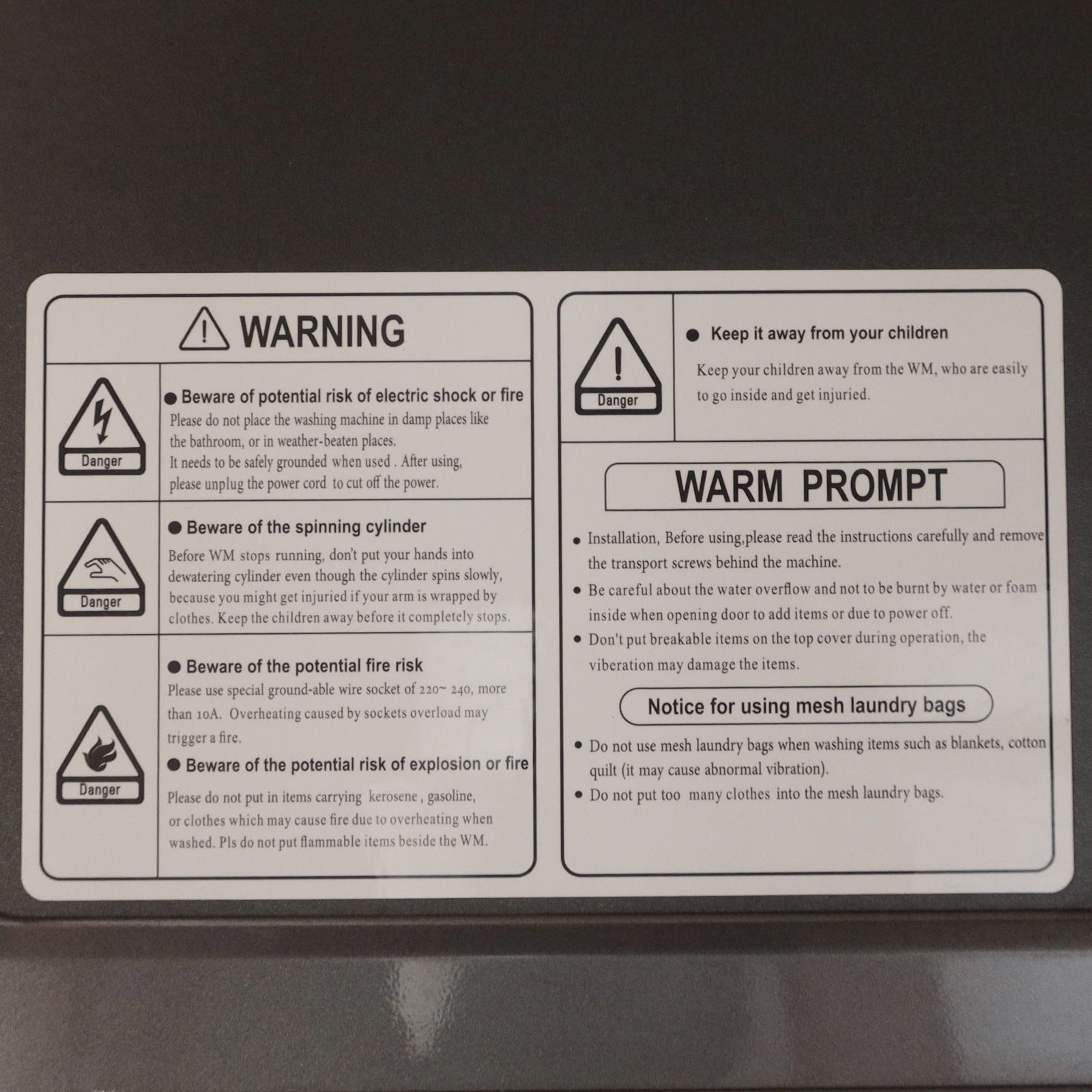 SMARTPRO 10Kg Front Load Full Automatic Digital Control Washing Machine SWM-10FL  1200 RPM 1 Year Warranty