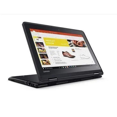 refurbished lenovo thinkpad yoga 11e x360 celeron 4gb ram 128gb ssd touchscreen 12.5'' inch screen size black in clor with windows 10 installeinstalled and ready to use