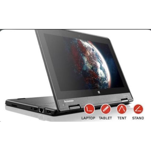 refurbished lenovo thinkpad yoga 11e x360 pentium 4gb ram 128gb ssd touchscreen 12.5'' inch screen size black in clor with windows 10 installeinstalled and ready to use