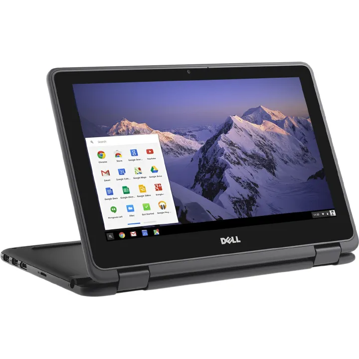 Limited Time Offer Refurbished Dell 3100 2 IN 1 Chromebook Laptop Intel Celeron 4GB Ram 32GB SSD 11.6 Inch Screen Size Display Touchscreen X360