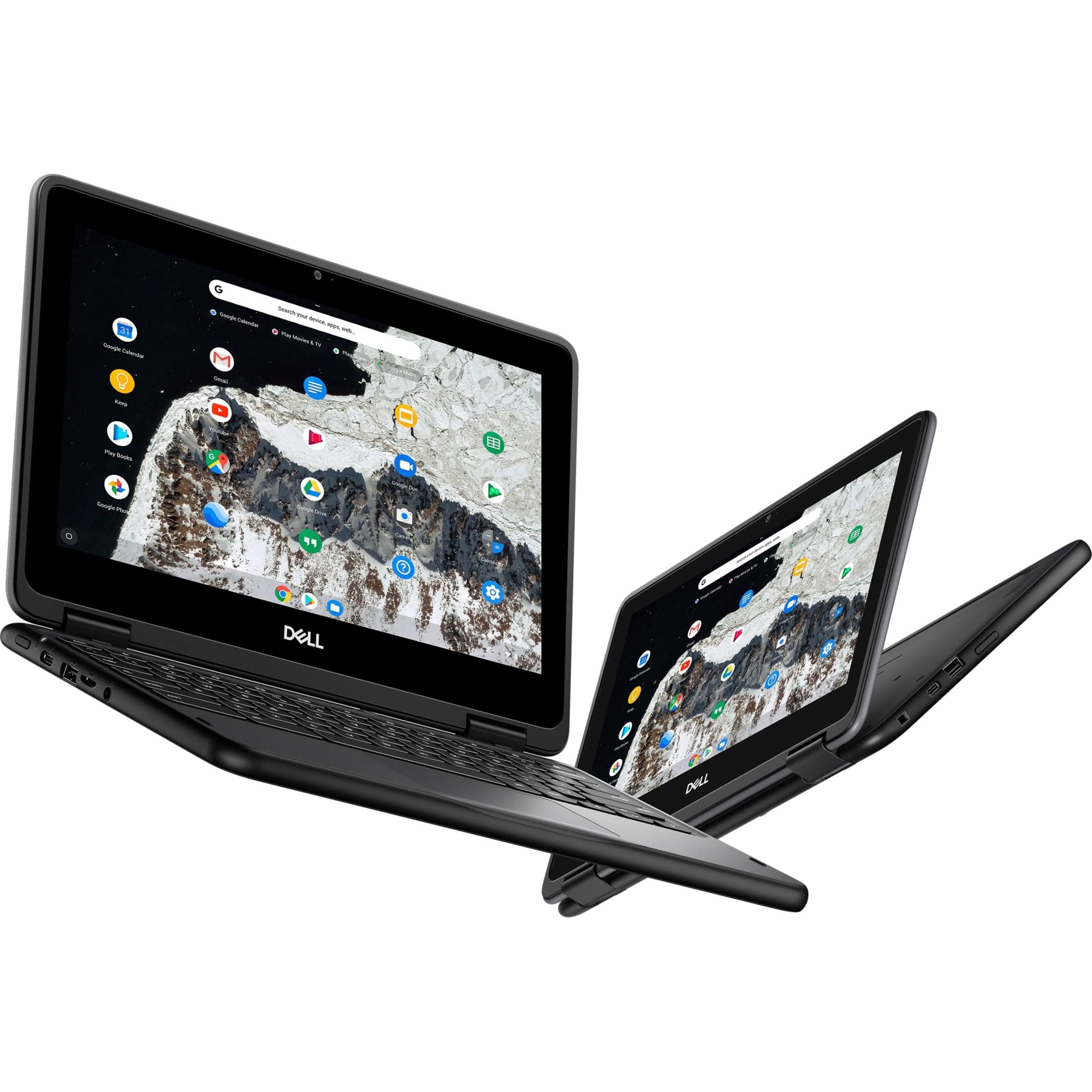 Limited Time Offer Refurbished Dell 3100 2 IN 1 Chromebook Laptop Intel Celeron 4GB Ram 32GB SSD 11.6 Inch Screen Size Display Touchscreen X360