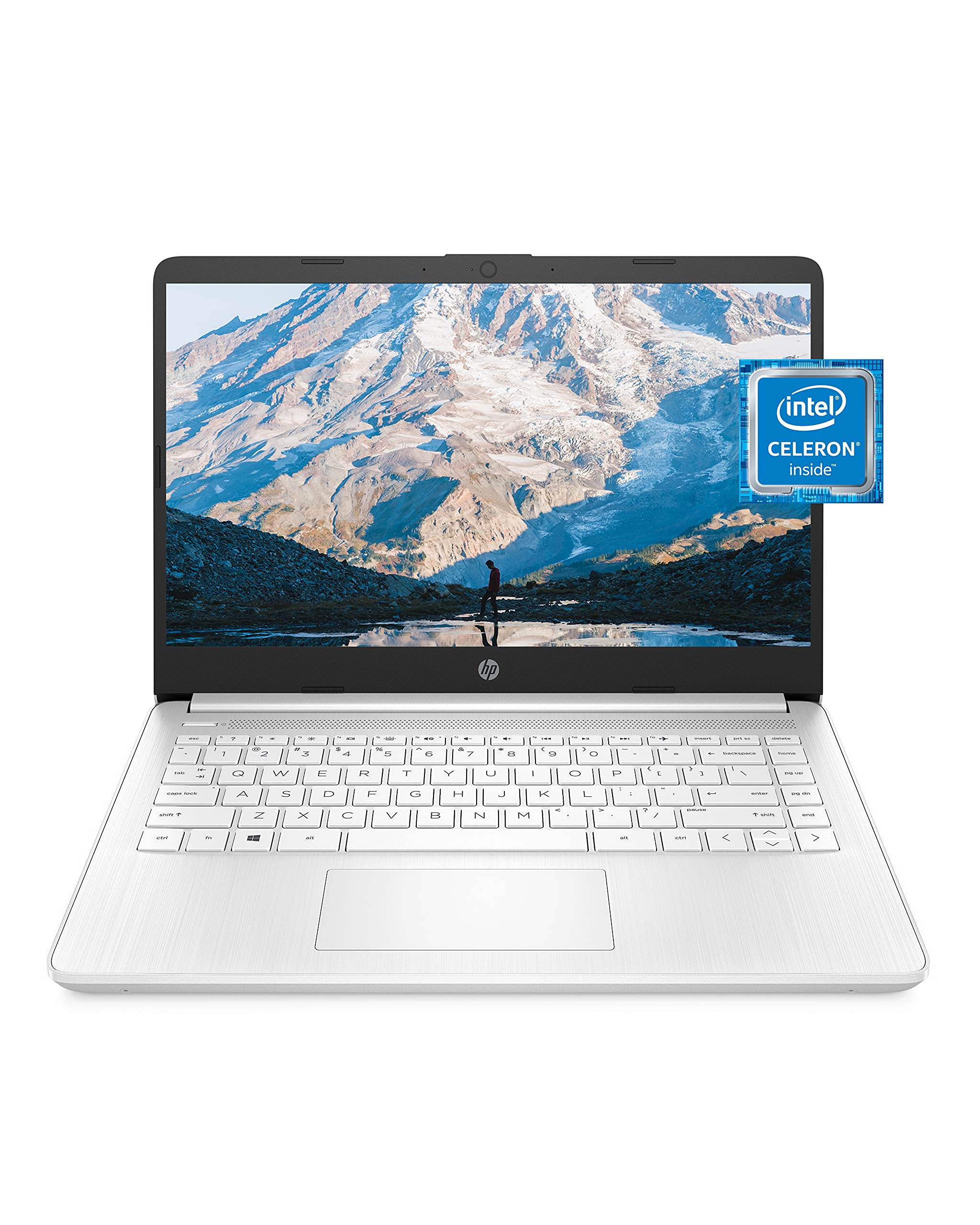 Limited Time Offer Refurbished HP14 G4 Intel Celeron 2GB Ram 128gb SSD Storage 14Inch Screen Size with Pre Istalled Windows White in color