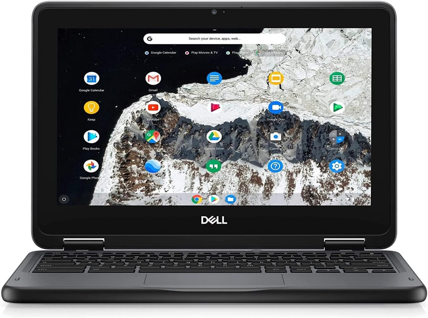 Dell Latitude Chromebook 3100 2-IN-1 Laptop Intel Celeron 4GB LPDDR4 RAM, 32GB eMMC, UHD Graphics 600. 11.6" HD Screen Touchscreen X360 With Installed Chromebook OS Refurbished Laptop