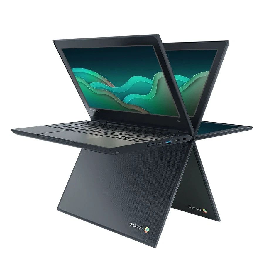Refurbished Lenovo ThinkPad Chromebook 500e G2 Celeron 4GB Ram 32GB SSD Touchscreen and X360 Degrees with Chrome Windows 12 Inch Screen Size  With Free Mouse Techno Supreme Suppliers
