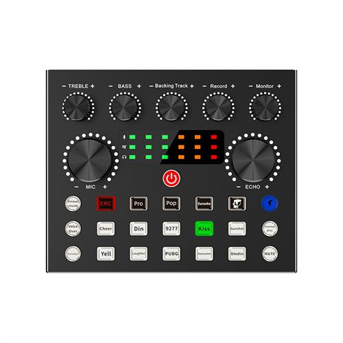 V8S Professional Sound Card&mixer Accessories Set Audio BM800 Condenser Studio Microphone Streaming Podcast