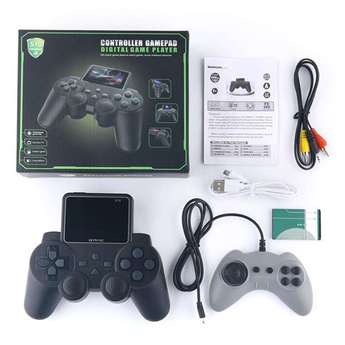 S10 handle game console 500+ games two-player arcade connected to TV nostalgic retro handheld game console gift for children
