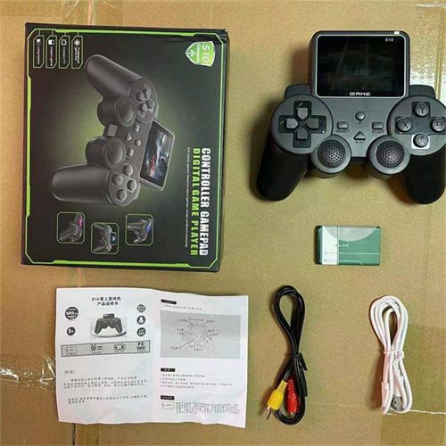 S10 handle game console 500+ games two-player arcade connected to TV nostalgic retro handheld game console gift for children