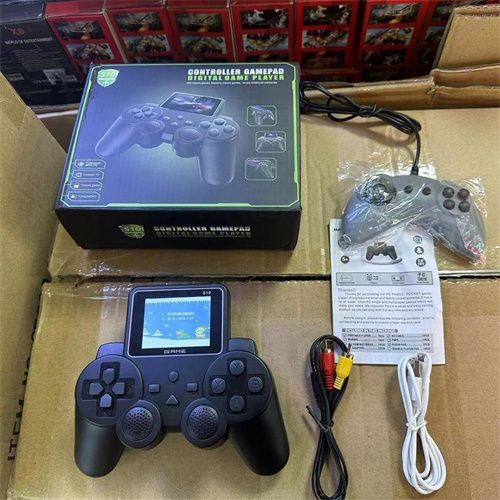 S10 handle game console 500+ games two-player arcade connected to TV nostalgic retro handheld game console gift for children