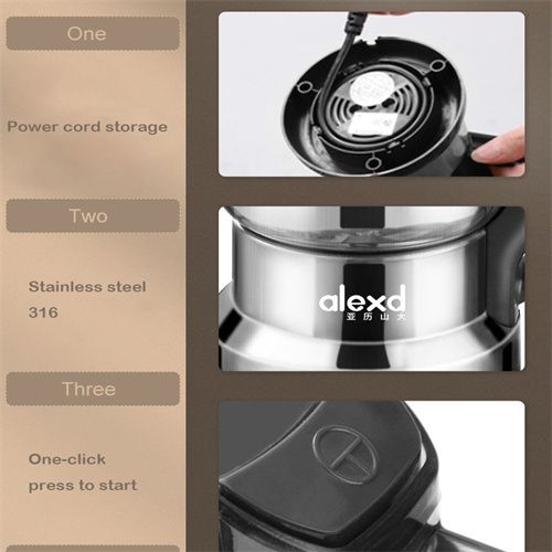Electric mill household small Coffee Mill grain grinder coffee bean grinder medicinal material crushing