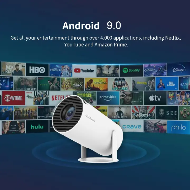 HY300 projector 4K Android 11 Wifi BT5.0 1080P home theater portable Hy300 projector