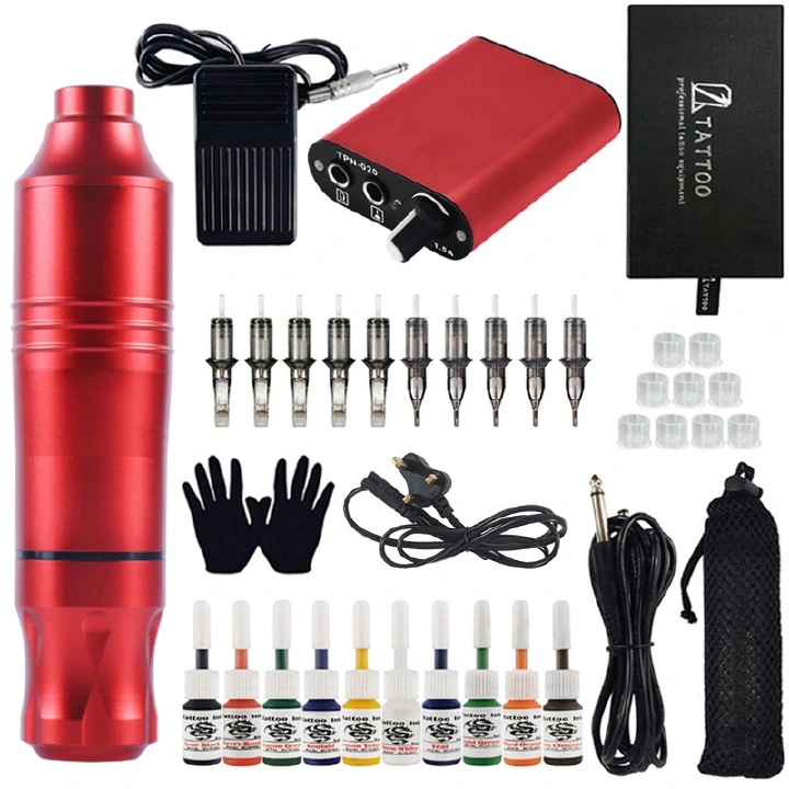 Tattoo machine, full set of exercises, tattoo equipment, tattoo equipment, tattoo pen set, tattoo beginner tattoo machine set，