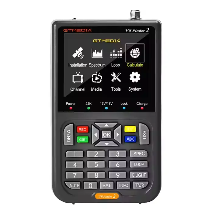 GTmedia V8 Finder 2 DVB S2X S2 S GPS locator handheld signal tracker Type C satellite antenna setting equipment