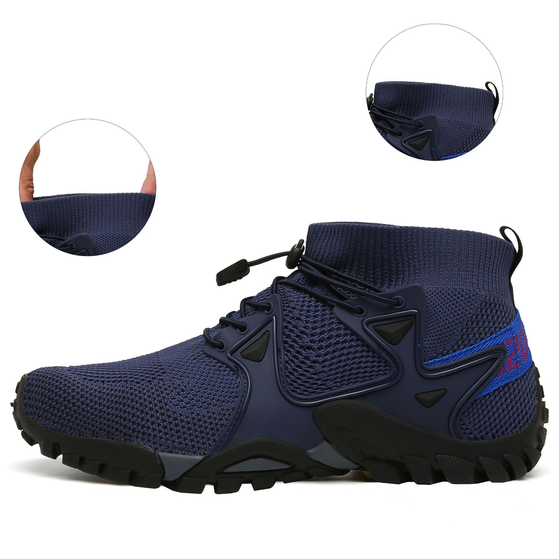 Outdoor hiking shoes, plus size unisex, breathable running shoes, non-slip and wear-resistant, outdoor, fishing, camping, large
Size wading shoes