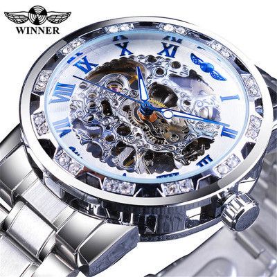 Fashion and leisure brand watches, classic stainless steel watches, mechanical watches, hollow men's automatic watches