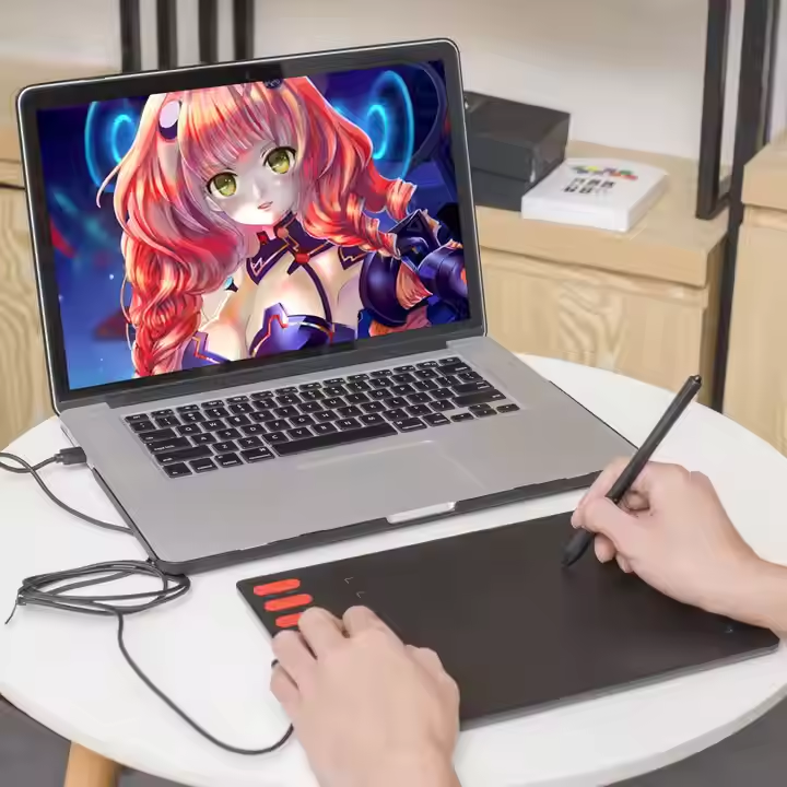Computer tablet,,painted drawing board,, hand-painted board,, with mobile computer,, ultra-thin drawing