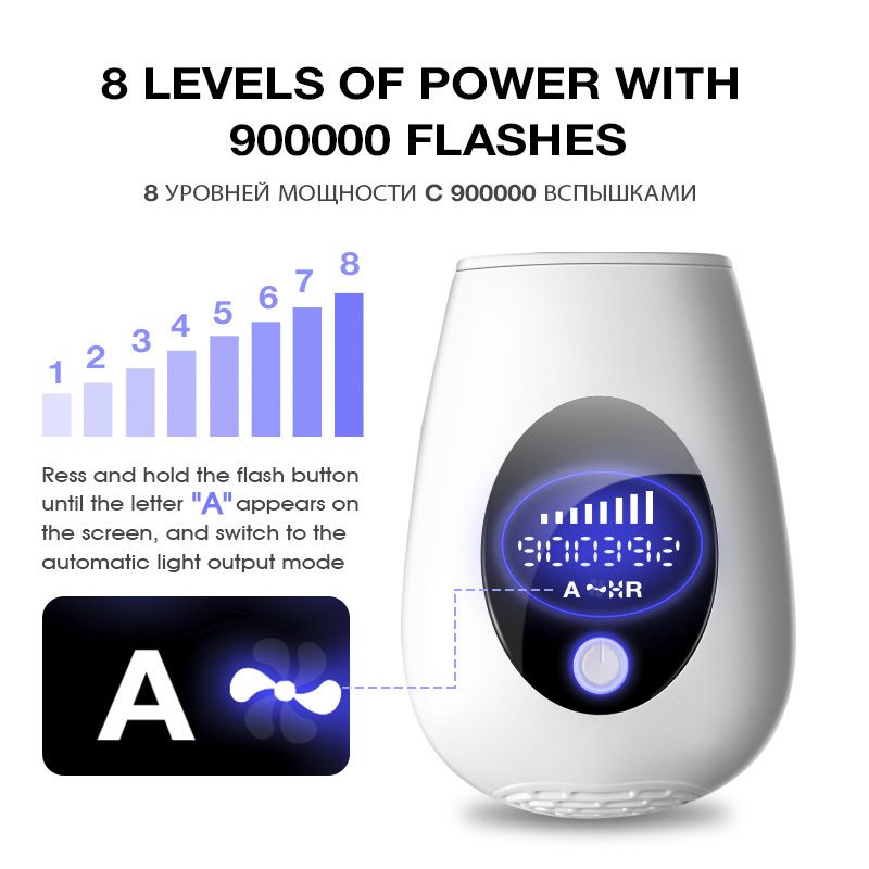 Laser epilator permanent IPL light epilator depiladora painless electric hair removal
