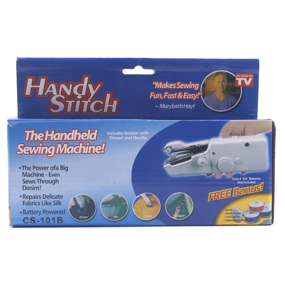 CS101B handheld portable sewing machine handystitch multifunctional household mini hand electric sewing machine