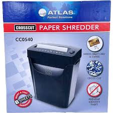 Atlas CC0540 Cross Cut Paper shredder - 6 sheets