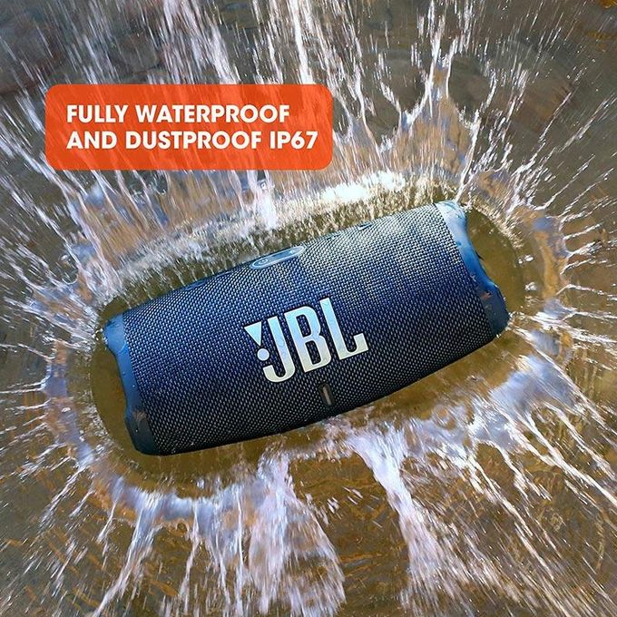 JBL Charge 5 Original 40 watt portable waterproof bluetooth speaker - Black (1 year warranty)
