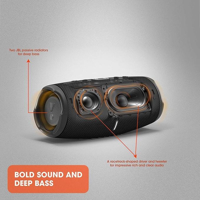 JBL Charge 5 Original 40 watt portable waterproof bluetooth speaker - Black (1 year warranty)