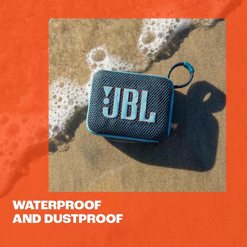 JBL GO 4 – 4.2 Watt Portable Waterproof Speaker – Black