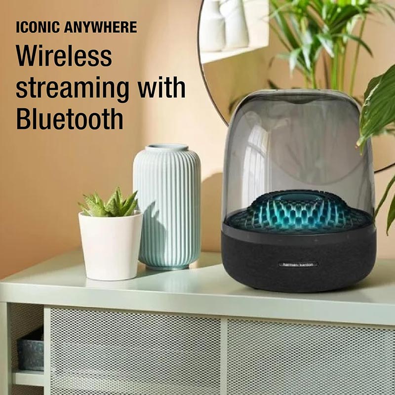Harman Kardon Aura Studio 4 Portable Bluetooth Home Speaker (Black)