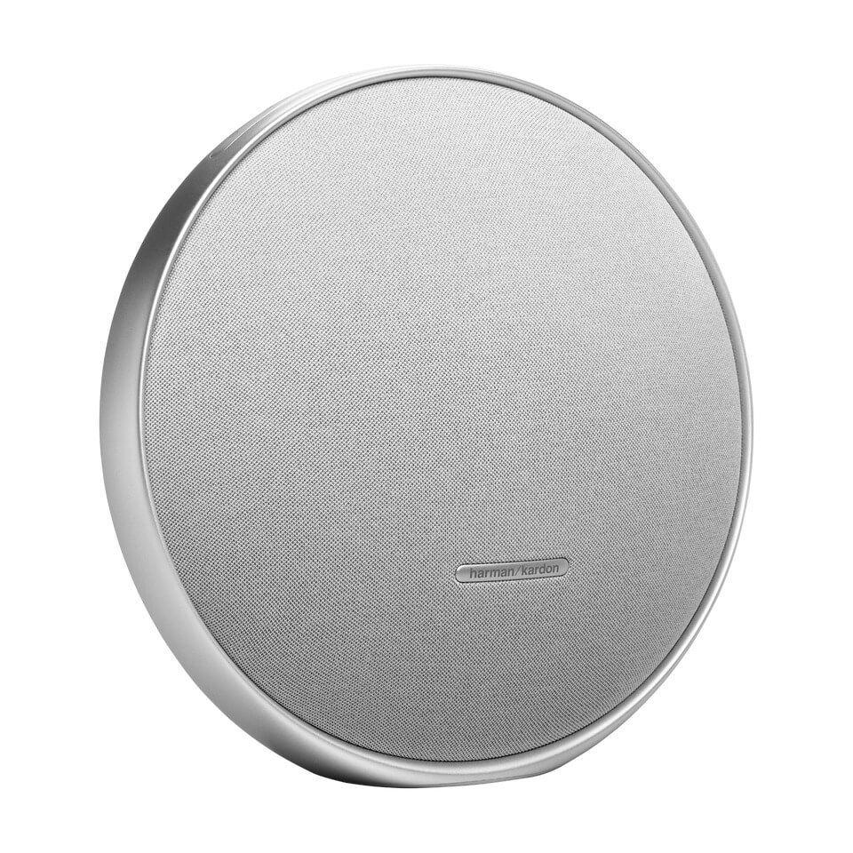 Harman Kardon Onyx Studio 9 Portable Stereo Bluetooth Home Speaker, Superior Sound, Wider Soundstage, Multi-Speaker Connection, Built-in Battery, Self-Tuning, Harman Kardon One App - Grey