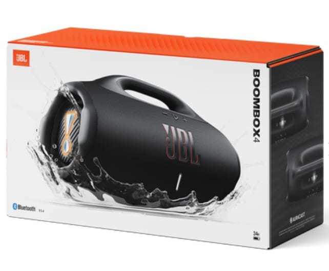 JBL Boombox 4 Original Portable wireless,waterproof bluetooth speaker - Black (1 year warranty)