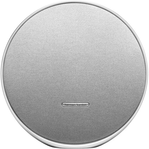 Harman Kardon Onyx Studio 9 Portable Stereo Bluetooth Home Speaker, Superior Sound, Wider Soundstage, Multi-Speaker Connection, Built-in Battery, Self-Tuning, Harman Kardon One App - Grey