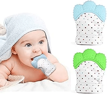 Generic Baby-Safe Silicone Teether Gloves