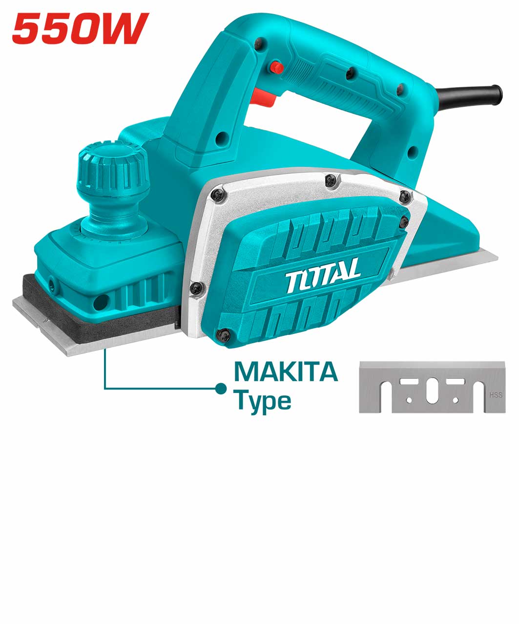 TOTAL TL5508216  Electric planer 550w