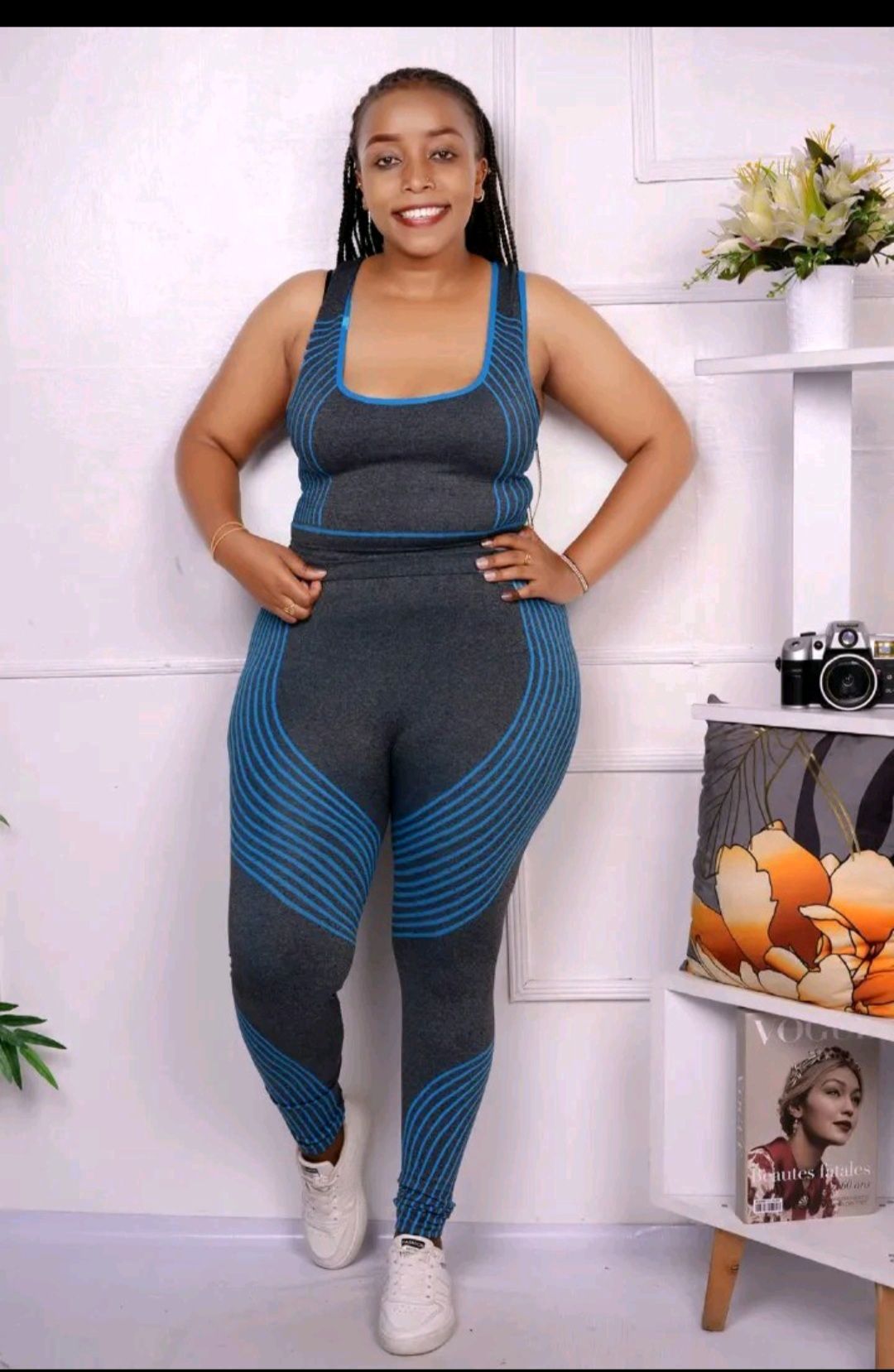 2Pcs Set Yoga Set Women Sport Suit Gymwear Workout Clothes Long Sleeve Gym Crop Top High Waist Leggings Fitness Sports Wear