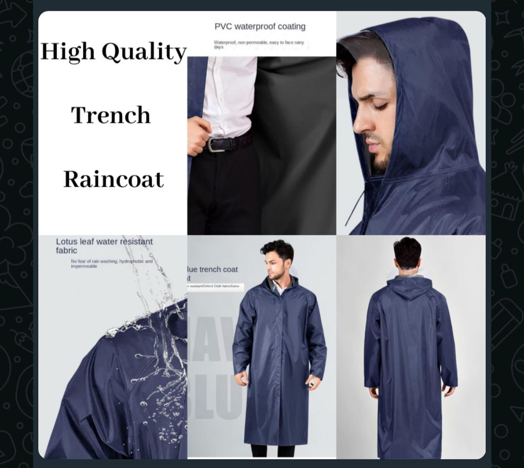 Hot Sale Men Women Adult One-piece Waterproof Rain Coat Eva Thicker Jackets &amp; Trench Coats