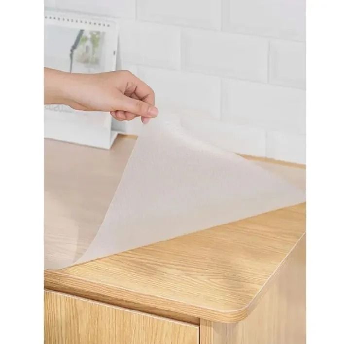 Kitchen clear drawer liners oil proof moisture cupboard shelf liner mat
Size 45x150 cm