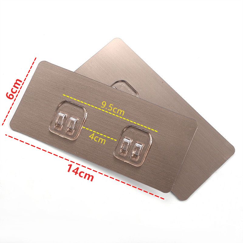 2pc self adhesive hooks for shelves or bathroom organizer