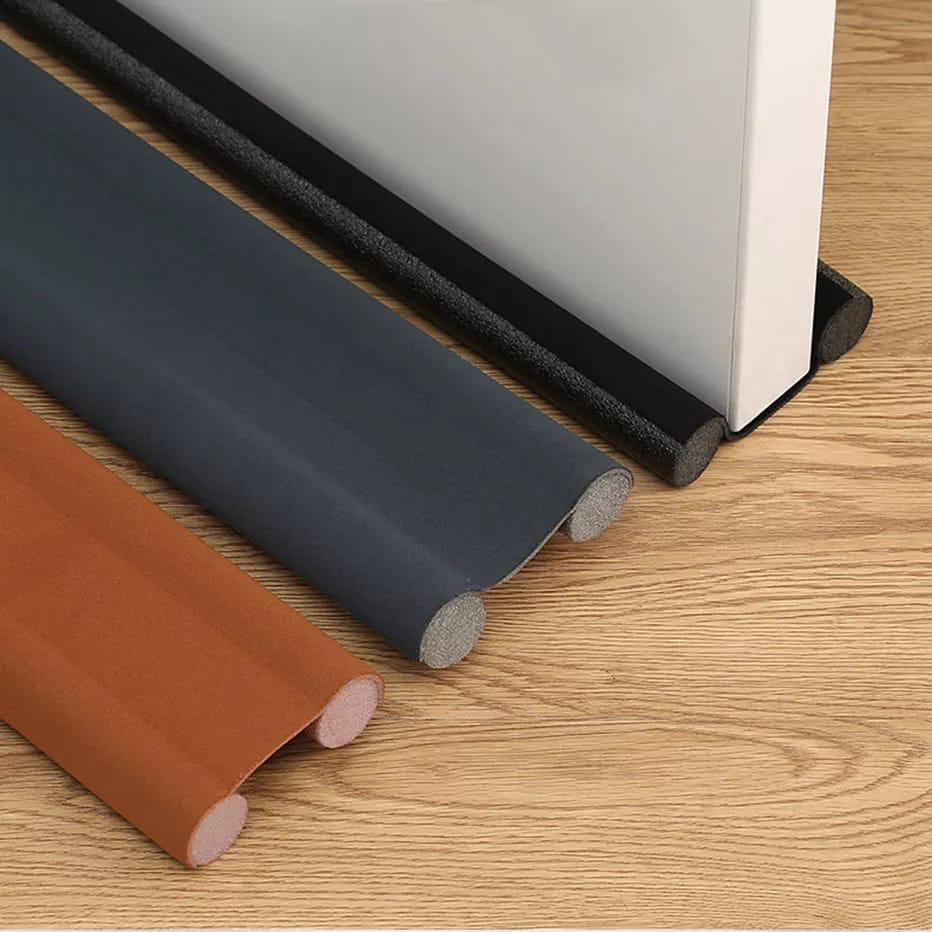 Waterproof door Sealer, Draught Excluder Stopper Door Bottom Guard Double Silicone Rubber Seal Dustproof Soundproof
