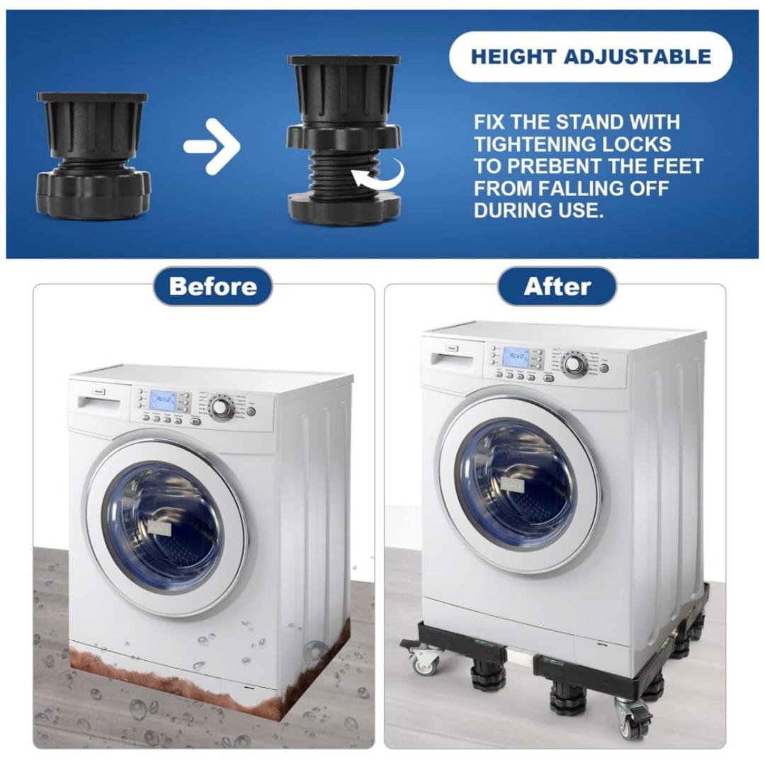 Heavy duty washing machine stand
