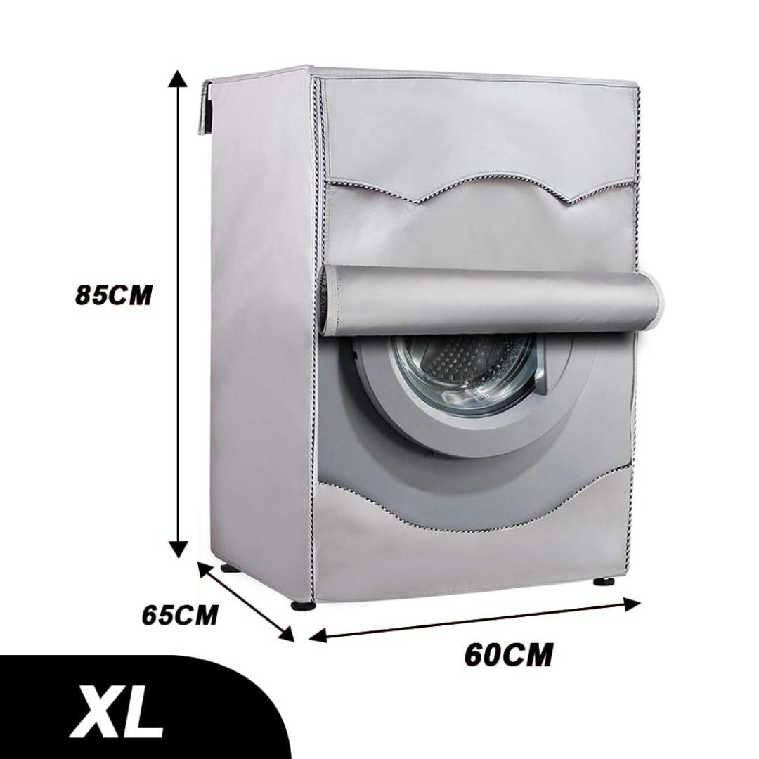 Front Load Washing Machine Cover Waterproof/Dustproof & Sunproof. (Size: 60*60*85cm) with a zipper