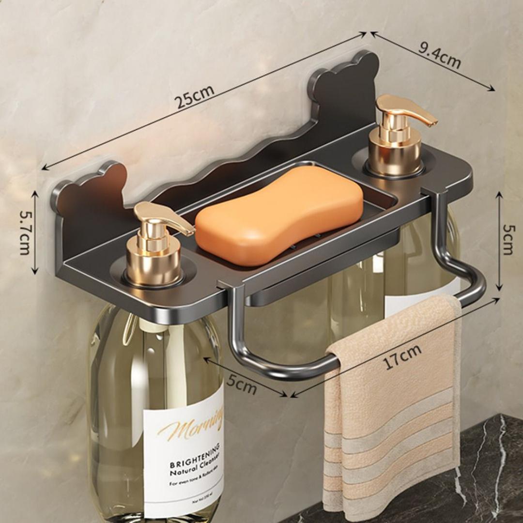 Soap dish holder/shower gel rack
