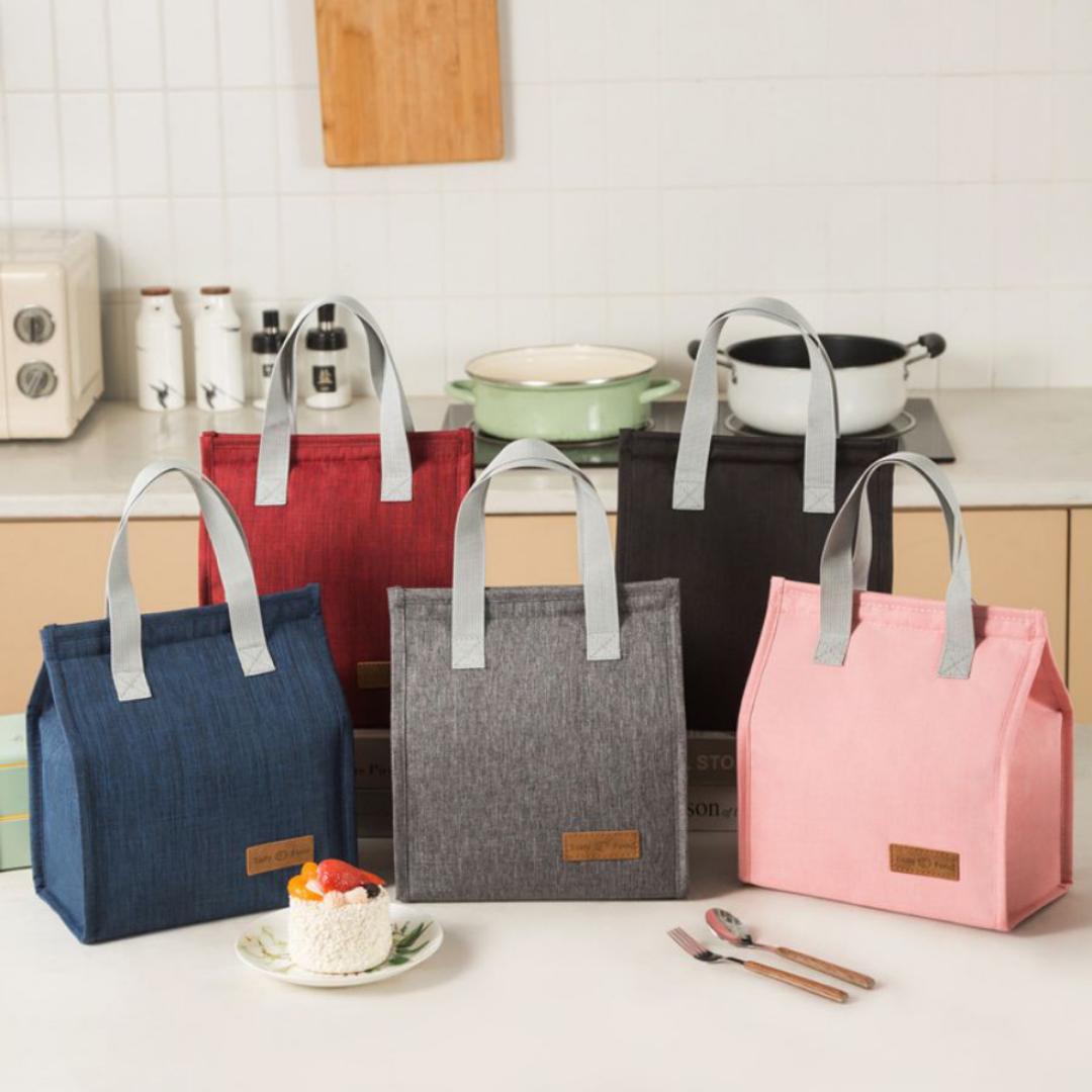 Insulated tote lunch bag