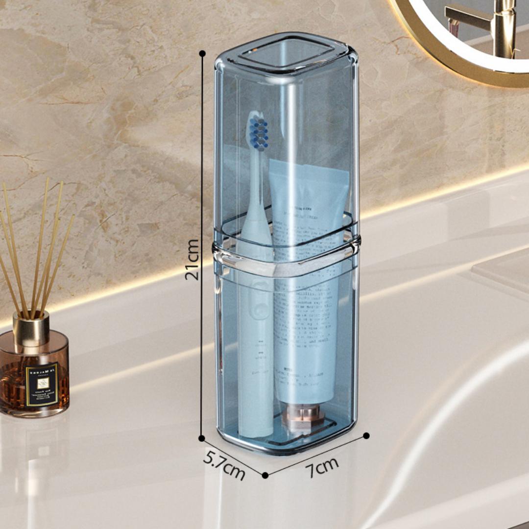 Portable toothbrush holder